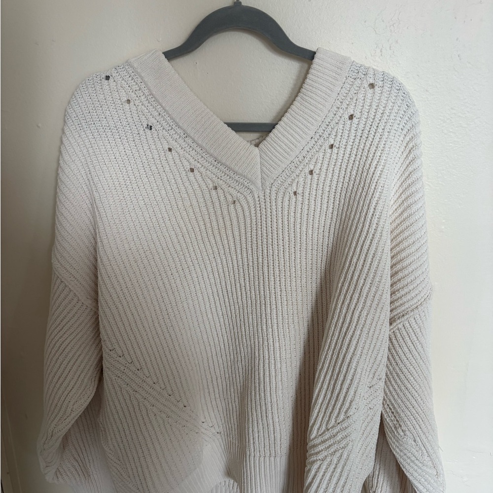 Elegant Cream Women's Sweater